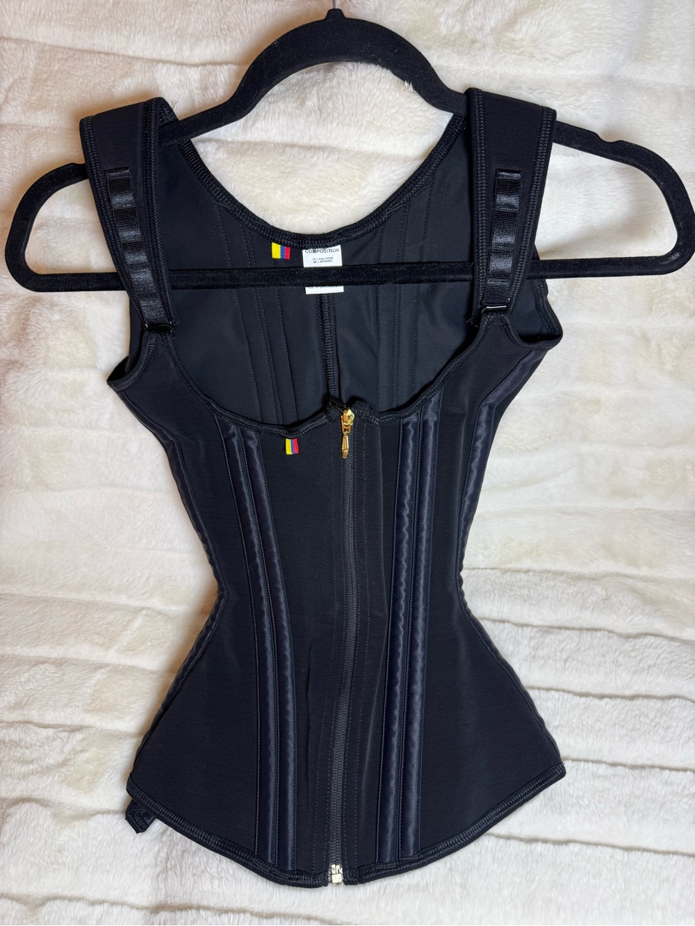 Black Women's Waist Trainer Bodysuit Shapewear